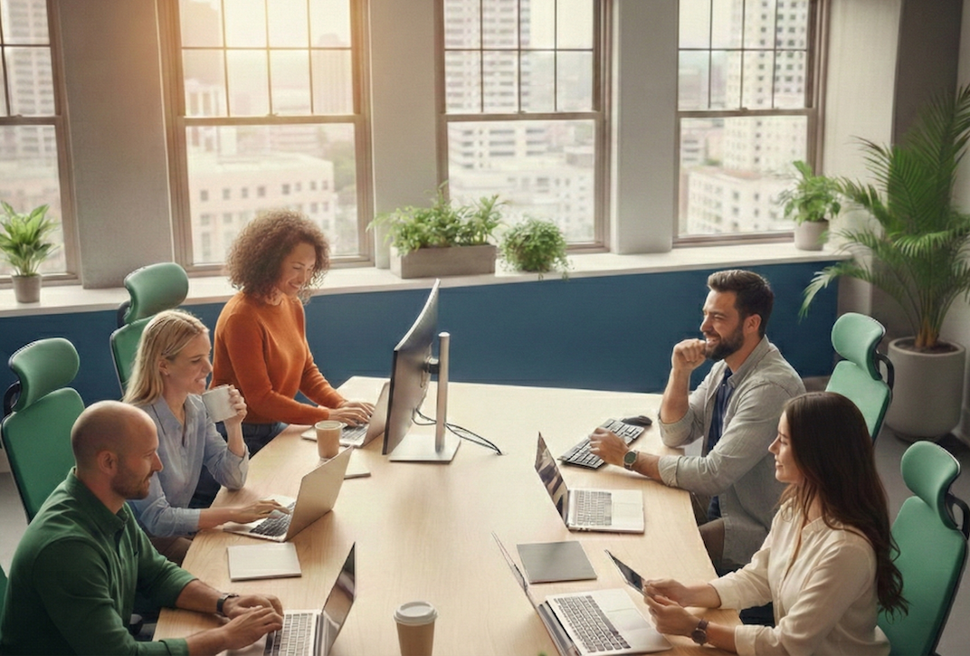 A team of professionals working together